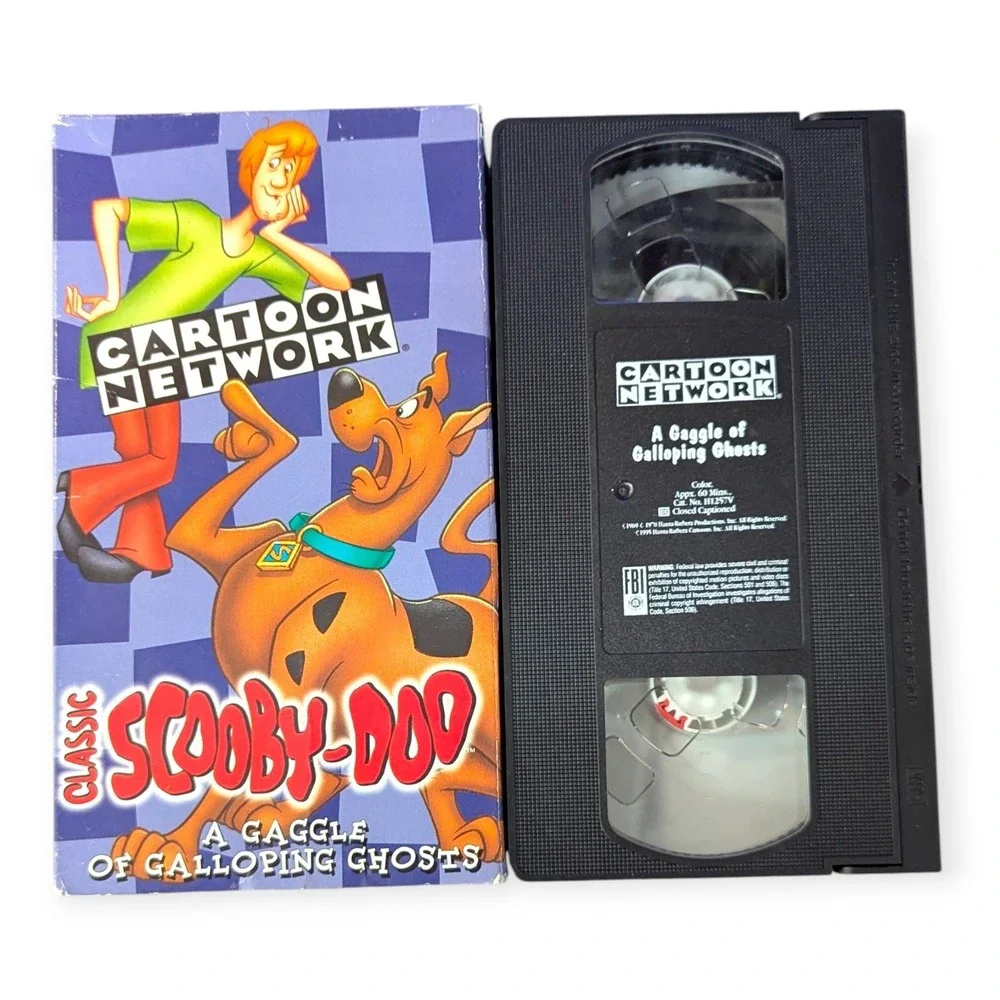 Scooby-Doo A Gaggle of Galloping Ghost VHS 1995‎ Cartoon Network Vintage